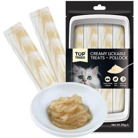 Resim Top Trees Morina Balığı Yetişkin Kedi Ödül Maması 4 x 14 G 