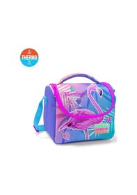 Resim Coral High Kids Lavanta Pembe Flamingo Desenli Thermo Beslenme Çantası 11705 