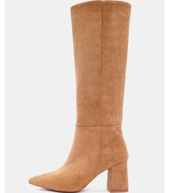 Resim Lopez Kadın Camel Sivri Burun Kalın Topuklu Çizme Camel 