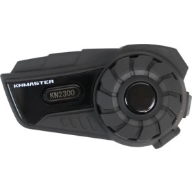 Resim Knmaster KN2300 Motosiklet Kask İnterkom Bluetooth Intercom Kulaklık Seti Siyah 