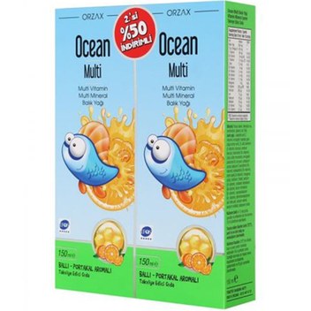 Ocean Multi Şurup Ballı ve Portakal Aromalı 150 ml