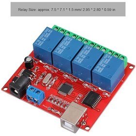 Resim Shineyee 12v 4 Yollu Usb Kontrollü Röle Modülü - Kararlı Bağlantı, Çift Güç Girişi, Askeri Sınıf Pcb 