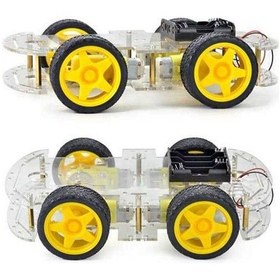 Resim Makermarketim-4Wd Robot Araba Kiti 