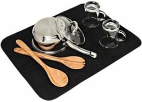 Resim Hein 2 Adet Siyah Emici Bulaşık Kurutma Örtüsü Bulaşıklık 