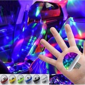 Resim Novahub Trendy Çok Renkli Usb Led Araç İç Aydınlatma Kiti Atmosfer Işığı Neon Lambalar 