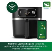 Resim Philips 8,3lt XXL Yüksek Hacim Premium Tasarım Wİ-Fİ Android-Apple Uyumlu 7000 Serisi Akıllı Fritöz 