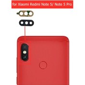 Resim Xiaomi Uyumlu Redmi Note 5 Pro Arka Kamera Camı Lensi 