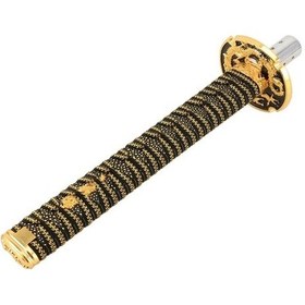 Resim Wondernest Evrensel Samuray Şekilli Manuel/otomatik Vites Topuzu, 31,5 Cm Uzunluk, Altın Altın 