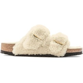 Resim Birkenstock Bırkenstock Arızona Bıg Buckle Kadın Terlik 1023130 Krem 