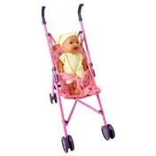 Resim Baston Pusetli Bebek Yeşil Tulumlu 