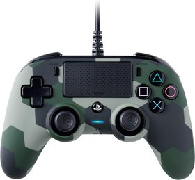 Resim Nacon Wired Compact PlayStation 4 Controller Camo Green (Kamuflaj) 