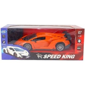 Resim 1:14 Uzaktan Kumandalı Turuncu Spor Araba 