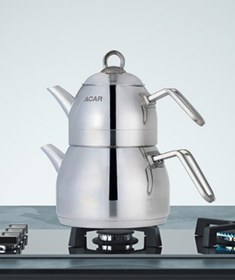 Resim Acar Alexi Aile Boy Çaydanlık Takımı Metal Kulp Xrd-21-0457-6 