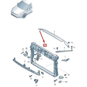 Resim Volkswagen Golf Vıı Ön Panel Plastik 2012- Oem No: 5g0805588ac 