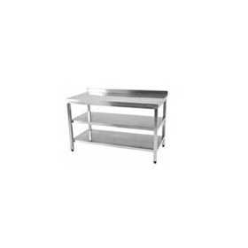 Resim Öztiryakiler Çalışma Tezgahı Ara Raflı Sırtlı 190x70 CM 