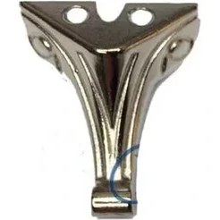 Resim Moda Ahşap Sandık Ayağı, Kutu Ayak 2,5 cm - Nikel, 100 Adet 