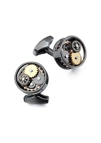Resim Omark Cotton Skeleton Watch Kol Düğmesi 