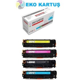 Resim Eko Kartuş Hp Color Laserjet Pro Mfp M181 (CF530A-CF531A-CF532A-C 