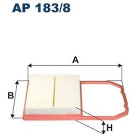 Resim Fıltron Ap183/8 Hava Fıltresı Polo 15 Ibıza 18 1.0 Tsı Chyb Chyc 