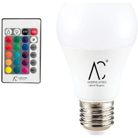 Resim 9w Rgb Bulb Led Ampul Kumandalı 