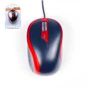 Resim WOZLO Koodmax Ergonomik Usb Optik Kablolu Mouse 1000 Dpı - Kırmızı 
