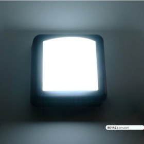 Resim ACK 4W LED Duvar Apliği 6500K Beyaz Işık Siyah Kasa Dekoratif Duv Siyah 