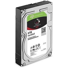 Resim Seagate Ironwolf 3.5 6TB Sata 3.0 128MB 195MB/S RV Sensör 7200RPM 180TB/Yil İş yükü 7/24 Nas Disk ST6000VN0041 HDD & Harddisk 