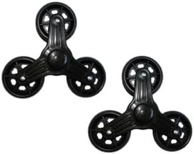 Resim 3 Tekerlekli Merdiven Çıkan Pazar Arabası Tekerleği Teker Takımı - 2 Adet 