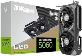 Resim ZOTAC Oyun GeForce RTX 5060 Twin Edge OC DLSS 4 8GB GDDR7 128-bit 28 Gbps PCIE 5.0 Oyun Grafik Kartı, SFF'ye Hazır Kompakt Kart, ZT-B50600H-10M 