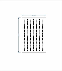 Resim Piktura Stencil Şablon (40*57 cm) Duvar dekorasyon Duvar boyama Yağmur Damlası 