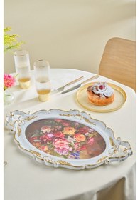 Resim Karaca Barok Oval Tepsi 47 Cm 