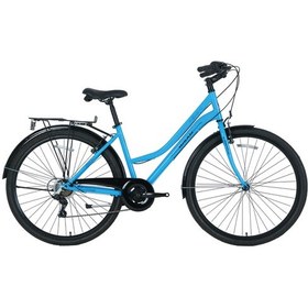 Resim Bisan Smile Şehir Bisikleti 46 Cm V 28 Jant 7 Vites Mavi Siyah Mavi 