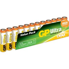 Resim GP G-Tech LR6 AA Boy Ultra Alkalin Kalem Pil 12'li Paket GP15AU-VS12 