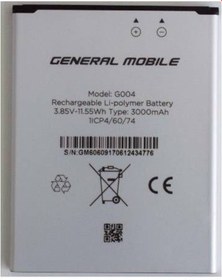 Resim General Mobile Gm 6 Batarya Pil Aaa 