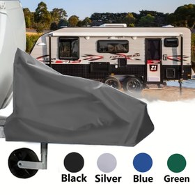 Resim RV Trailer Jack Koruyucu Kılıf - Dayanıklı, Nefes Alabilen, Toz Geçirmez Poliamid, Kırmızı ve Siyah Grafikler, Çoğu Römork ve Seyahat Aksesuarları İçin Uygun, RV'ler, Araba Jack'ları ve Seyahat Aksesuarları İçin Jack'lar 