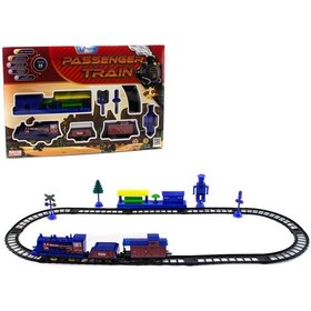 Resim Oyuncak Tren Seti 26 Parça Pilli 