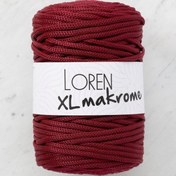 Resim Loren XL Makrome Bordo El Örgü İpi - R049 - 33715 