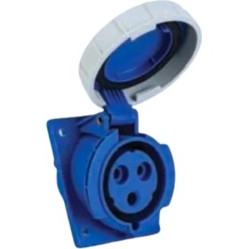 Resim Dış Elektrik Besleme Prizi Kapaklı Dişi 32Ah IP44 