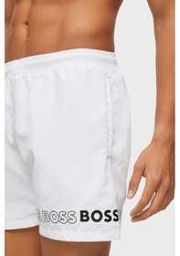 Resim Boss Erkek Mayo Short 50469300 100 Beyaz 