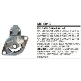 Resim Pinyon Kapagi Cat 4G63/64 Clark Forklift 504625874 