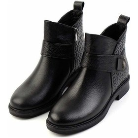 Resim Siyah Siyah Leather Kadın Bot & Bootie K02531270003 Siyah Siyah 