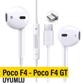 Resim Poco F4 Kulaklık Type C Mikrofonlu Kablolu Kulaklık 