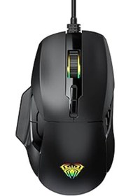 Resim NZM TİCARET Aula F815 12800dpi Rainbow 7 Tuşlu Makro Optik Gaming Oyuncu Mouse 