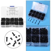 Resim Lemestar M3 Siyah Yüksek Dayanımlı 720 Adet Vida Seti - Disk Ve Düz Kafa İç İçbükey, Çelik Alaşımlı, Ev/ofis/makine Uygulamaları 