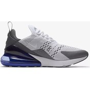 Resim Nike Air Max 270 Ah8050-107 Gri Mor Erkek Sneaker Dar Kalıp Gri - Mor 