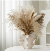 Resim Tongxida Seramik Mercan Vazo, Bej Mat, Kuru Çiçek Vazo, Nordic Tasarım, 1 Adet 1 Adet 