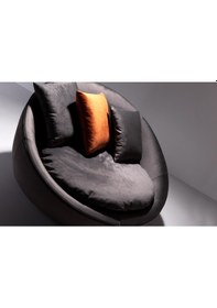 Resim Most Twist Döner Berjer Ağaç İskelet Gri Silinebilir Kadife Kumaş Antirasit 