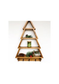 Resim Ağaç Atölyesi - Çam Ağacı Motifli Askılık 