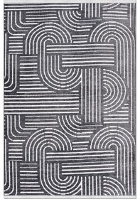 Resim Revna Antrasit Yıkanabilir Halı Kaydırmaz Tabanlı Pamuk Dokuma Salon Mutfak Koridor İçin Antrasit 