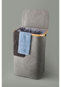 Resim Mıen Katlanabilir Çamaşır Sepeti 70l Gri 